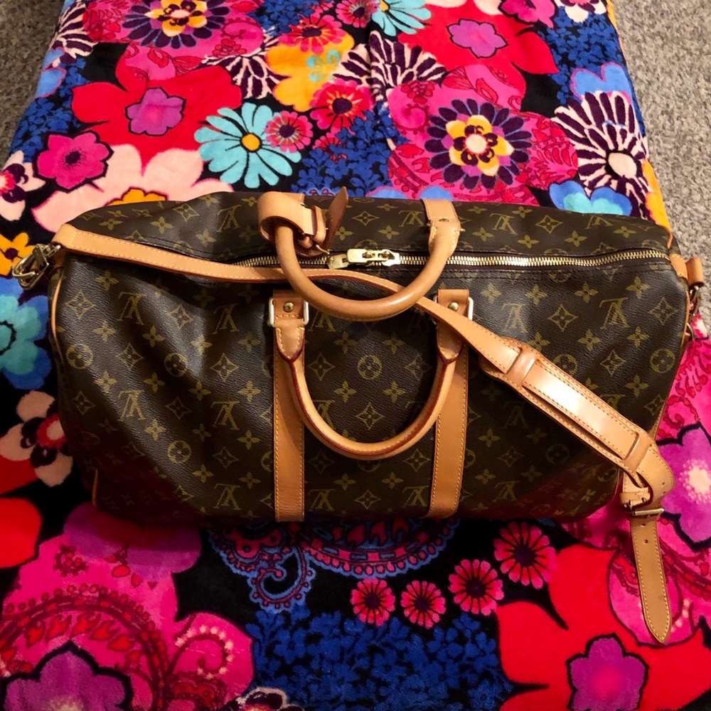 ❌SOLD❌ EUC Louis Vuitton Keepall Bandouliere 50